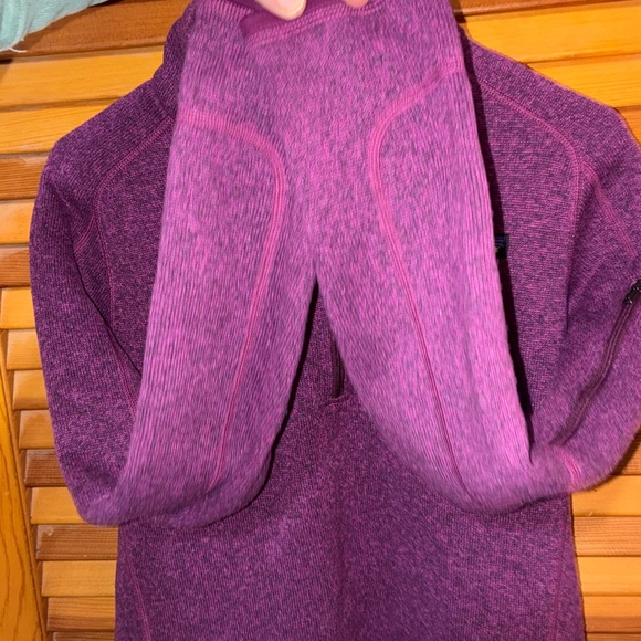 Patagonia Better Sweater Quarter Zip Pink/Purple/Mauve - womens size medium - Picture 6 of 7